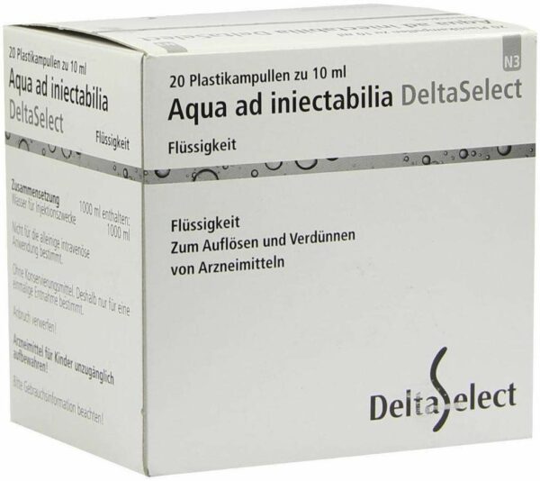 Aqua Ad Iniectabilia Plastik 20 X 10 ml Flüssigkeit