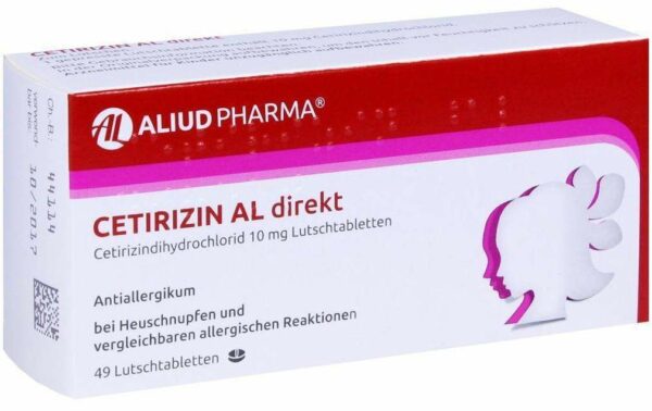 Cetirizin Al Direkt 49 Lutschtabletten