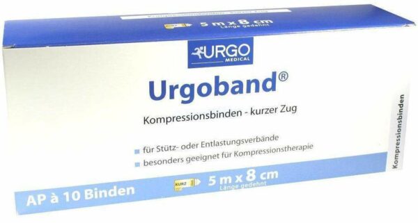 Urgoband Kurzzugbinde 5 M X 8 cm 10 Stück