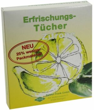 Erfrischungstücher Zitrone 10 Stück