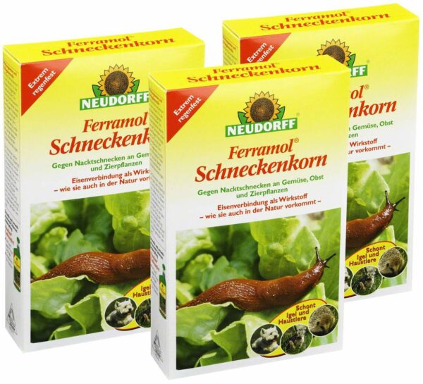 Dreiersparset Ferramol Schneckenkorn 3 kg