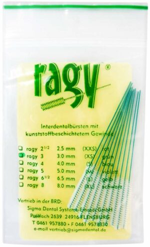 Ragy 10 Interdentalbürsten 3 Grün