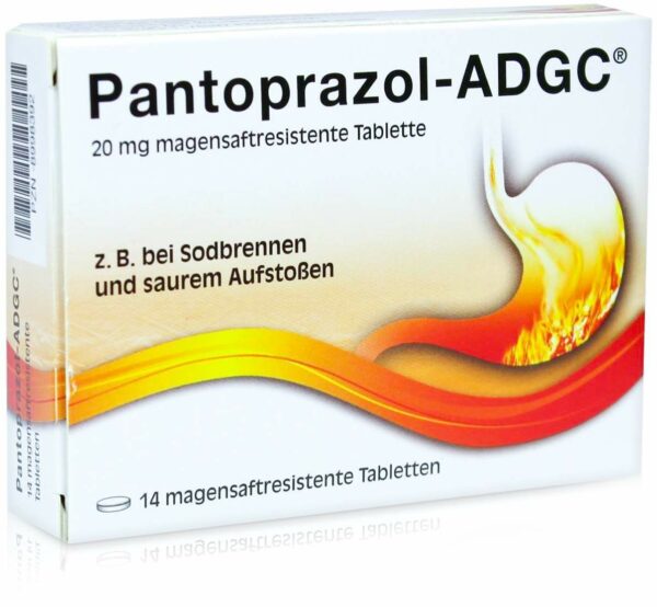Pantoprazol ADGC 20 mg 14 magensaftresistente Tabletten