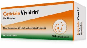 Cetirizin Vividrin 10 mg 50 Filmtabletten