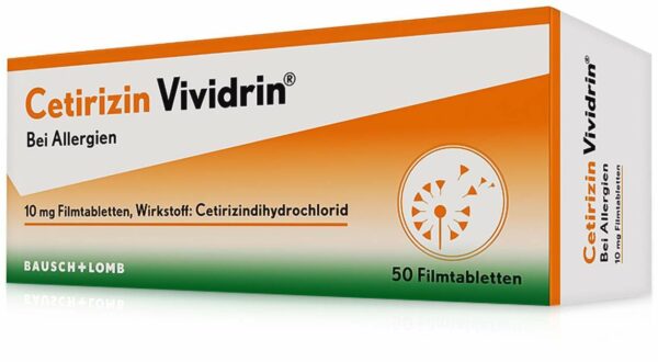 Cetirizin Vividrin 10 mg 50 Filmtabletten