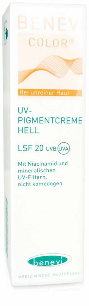 Benevi Color Uv-Pigmentcreme Hell Lsf 20 15 ml Creme