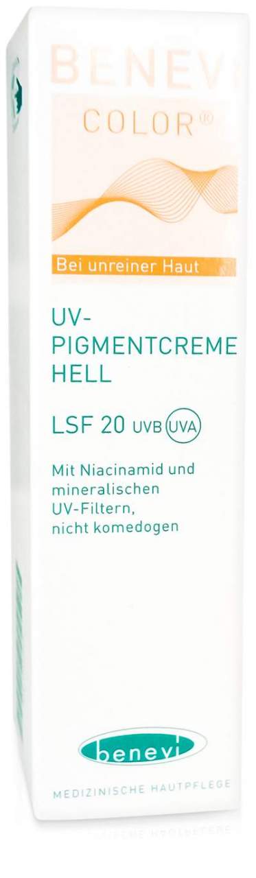 Benevi Color Uv-Pigmentcreme Hell Lsf 20 15 ml Creme