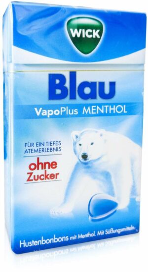 Wick Blau Menthol Bonbons Ohne Zucker Clickbox 46 G Bonbons