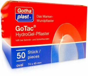 Gotac Hydrogel-Pflaster 74x45 mm Oval