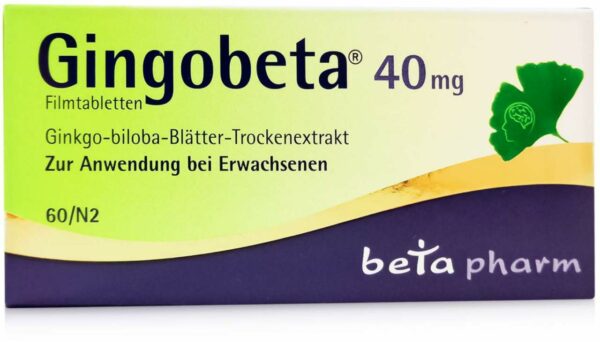 Gingobeta 40 mg 60 Filmtabletten
