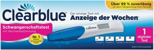 Clearblue Schwangerschaftstest mit Wochenbestimmung 1St