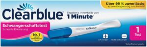 Clearblue Schwangerschaftstest schnelle Erkennung 1 Test