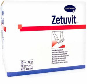 Zetuvit Saugkompresse Unsteril 10 X 10 cm 30 Kompressen