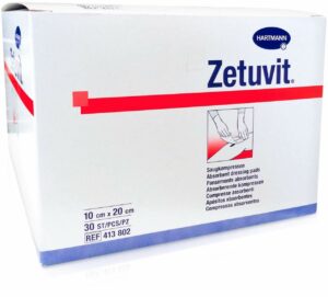 Zetuvit Saugkompresse Unsteril 10 X 20 cm 30 Kompressen Cpc