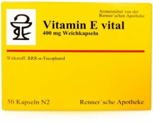 Vitamin E Vital 400 mg Rennersche Apotheke 50 Weichkapseln