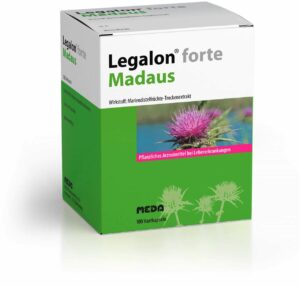 Legalon forte Madaus 100 Hartkapseln