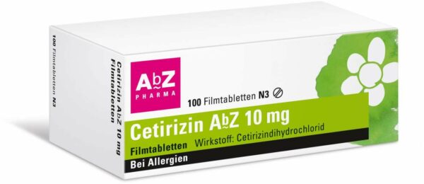 Cetirizin Abz 10 mg 100 Filmtabletten