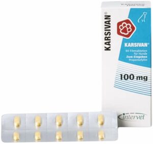 Karsivan 100 mg für Hunde 60 Filmtabletten