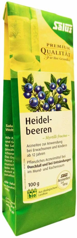 Heidelbeeren Arzneitee Myrtilli Fructus