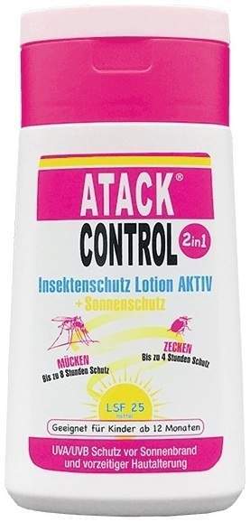 Atack Control Insektenschutz Lotion Aktiv + Lsf 25