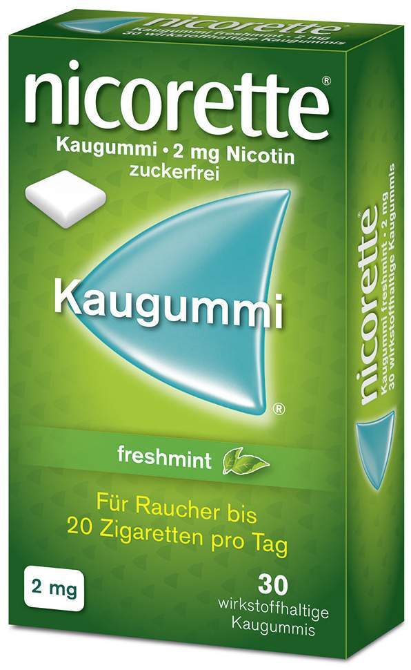 Nicorette 2 mg Freshmint 30 Kaugummis