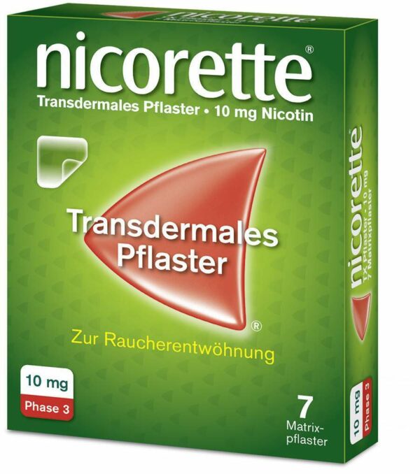 Nicorette TX Pflaster 10 mg 7 Matrixpflaster