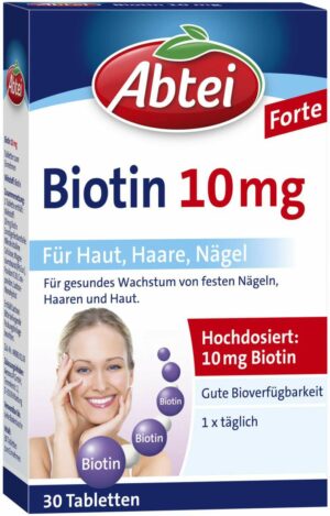 Abtei Biotin 10 mg 30 Tabletten