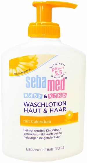 Sebamed Baby & Kind Waschlotion Haut & Haar Mit Calendula 200 ml