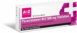 Paracetamol Abz 500 mg 10 Tabletten