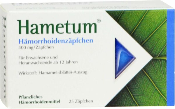 Hametum Hämorrhoidenzäpfchen 25 Stück