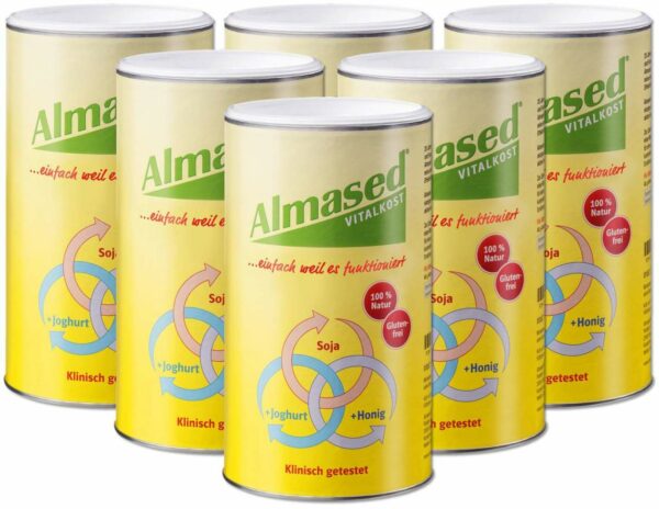 Sparset Almased Vital - Pflanzen - Eiweißkost 6 x 500 g Pulver