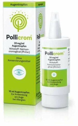 Pollicrom 20 mg je ml Augentropfen 10 ml