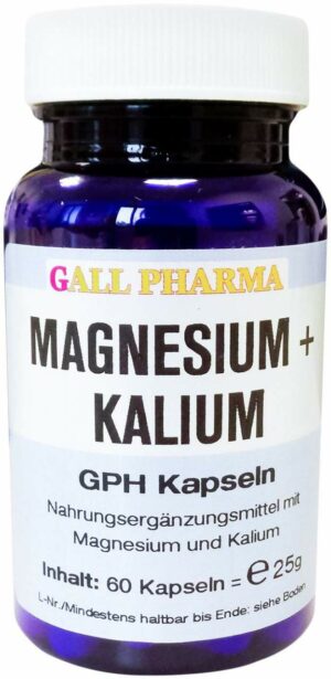 Magnesium + Kalium Gph 60 Kapseln