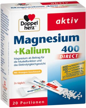 Doppelherz Magnesium + Kalium Direct 20 Pellets