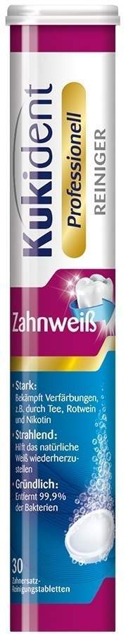 Kukident Zahnweiß 30 Tabs