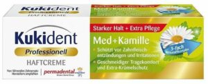 Kukident Haftcreme Med + Kamille 40g