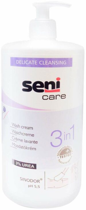 Seni Care Waschcreme 3in1 Mit Urea