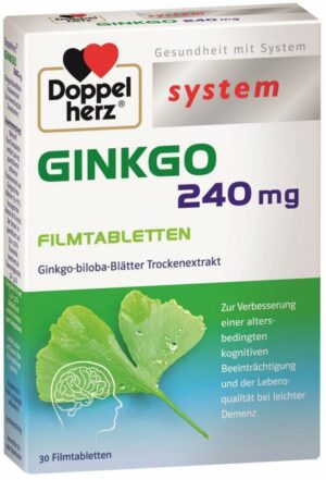 Doppelherz Ginkgo 240 mg system 30 Filmtabletten