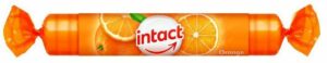 Intact Traubenzucker Orange Rolle 1 Packung
