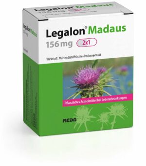 Legalon Madaus 156 mg 120 Hartkapseln