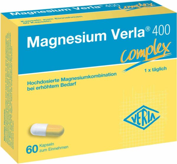 Magnesium Verla 400 complex Kapseln 60 Stück