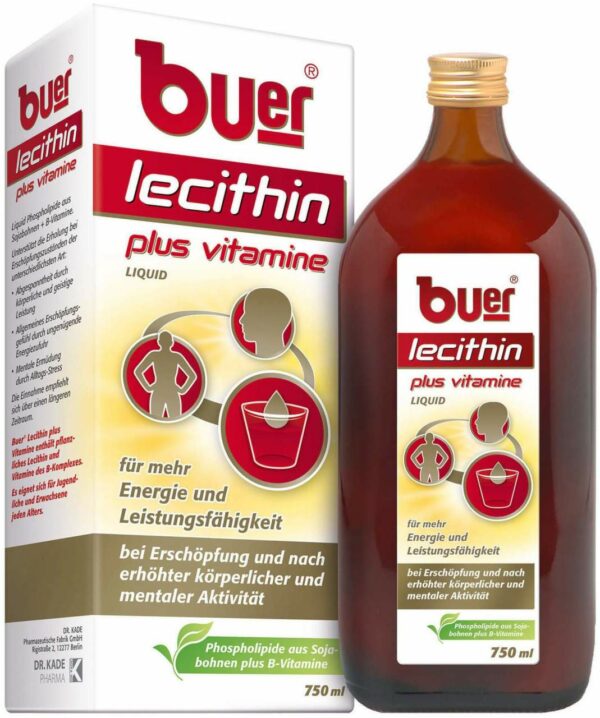 Buer Lecithin Plus Vitamine 750 ml Flüssig