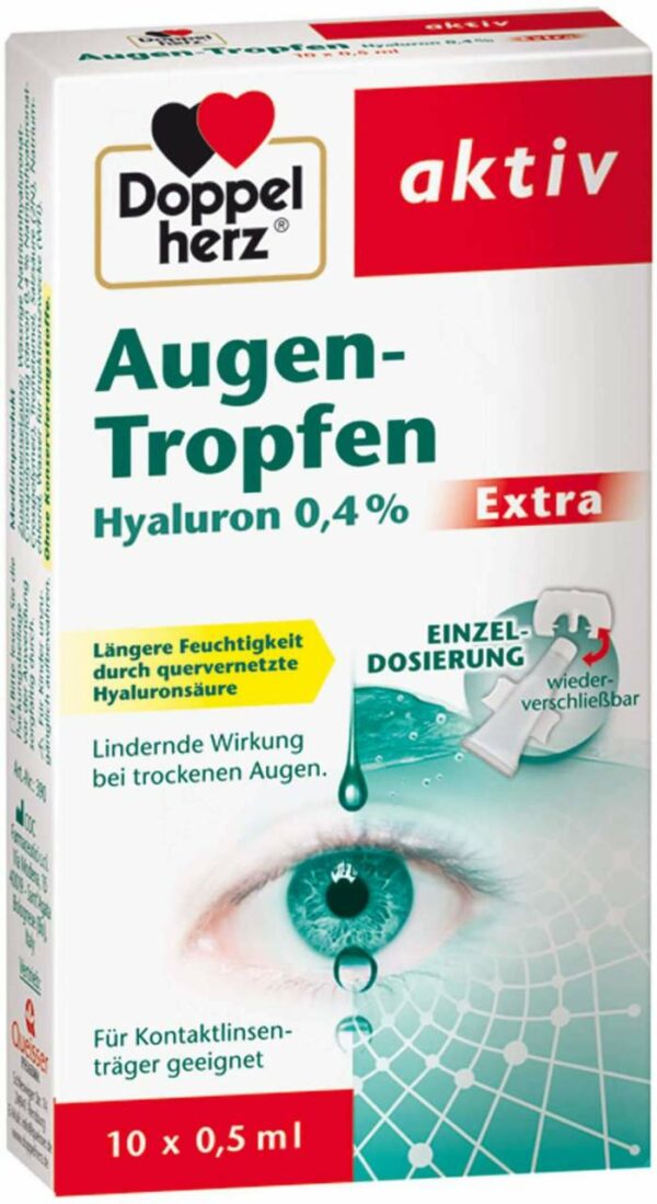 Doppelherz Augen-Tropfen Hyaluron 0