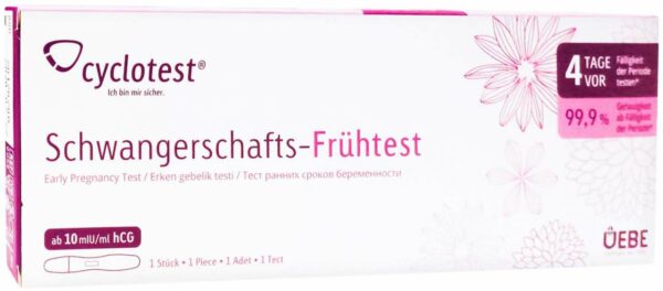 Cyclotest Schwangerschafts-Frühtest 10 Mlu Je ml U