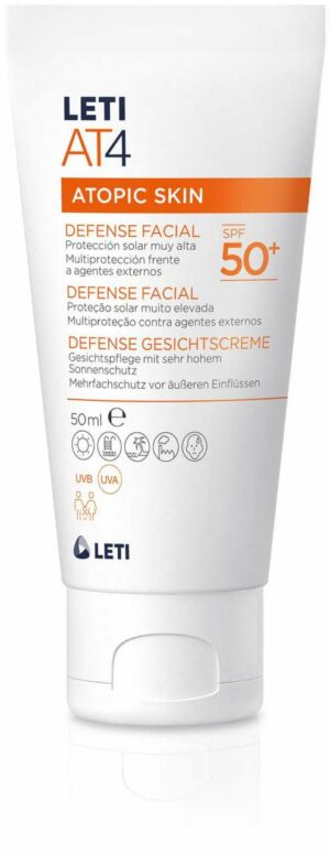 Leti At4 Defense Spf 50+ Creme 50 ml