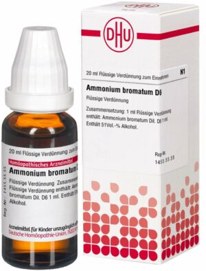 Ammonium Bromatum D 6 Dilution