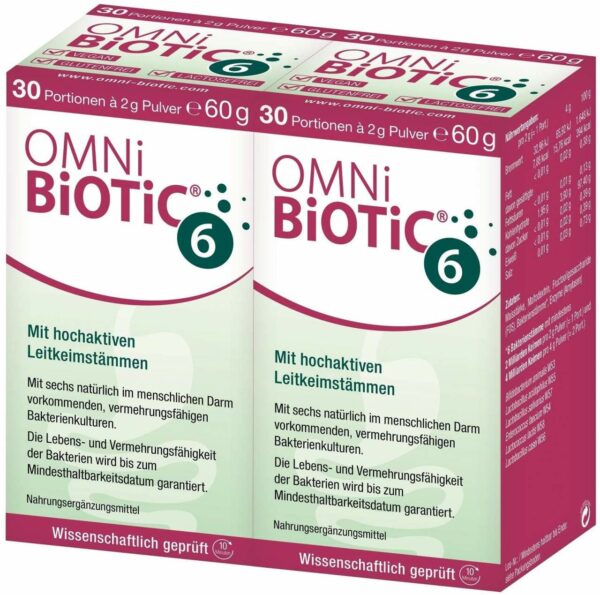 Omni Biotic 6 Pulver Doppelpackung 2 x 60 g