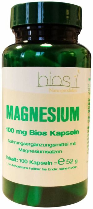 Magnesium 100 mg Bios Kapseln