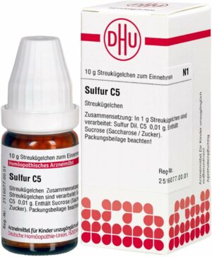 Sulfur C 5 10 G Globuli
