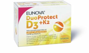 Eunova Duoprotect D3 + K2 1000 I.E. 30 Kapseln